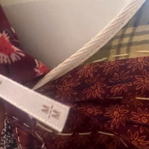 NEW FREE PEOPLE ROADS FOREVER SHORTALLS PATCHWORK  ROMPER IN COTTAGE QUILT - Picture 6 of 7